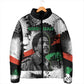 Bobby Seale Padded Jacket Black Panther Artwork Solidarity Quote Revolutionary Civil Rights Tribute - African Pride