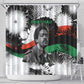 Bobby Seale Shower Curtain Black Panther Artwork Solidarity Quote Revolutionary Civil Rights Tribute - African Pride
