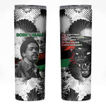 Bobby Seale Skinny Tumbler Black Panther Artwork Solidarity Quote Revolutionary Civil Rights Tribute - African Pride
