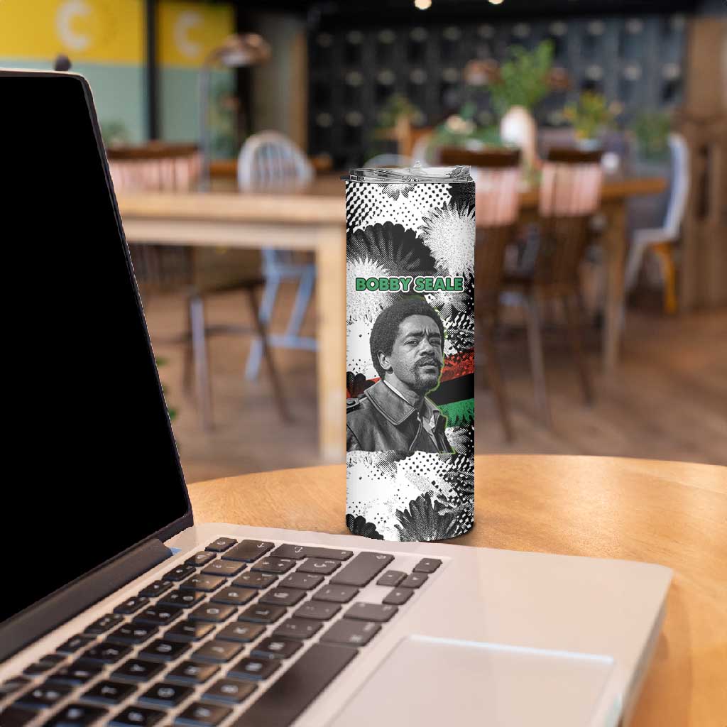 Bobby Seale Skinny Tumbler Black Panther Artwork Solidarity Quote Revolutionary Civil Rights Tribute - African Pride