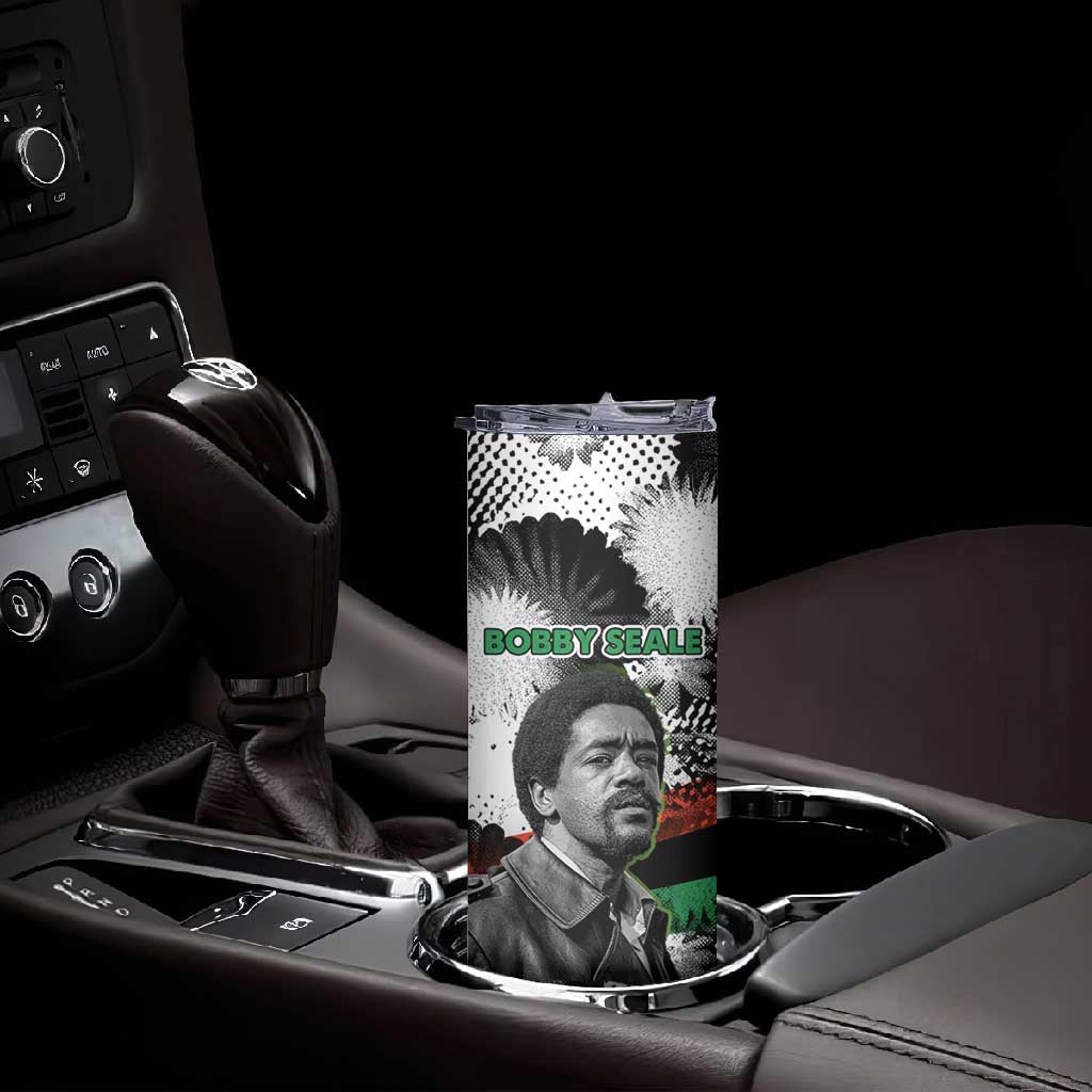Bobby Seale Skinny Tumbler Black Panther Artwork Solidarity Quote Revolutionary Civil Rights Tribute - African Pride