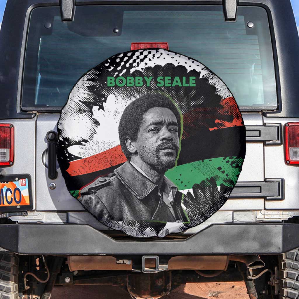 Bobby Seale Spare Tire Cover Black Panther Artwork Solidarity Quote Revolutionary Civil Rights Tribute - African Pride