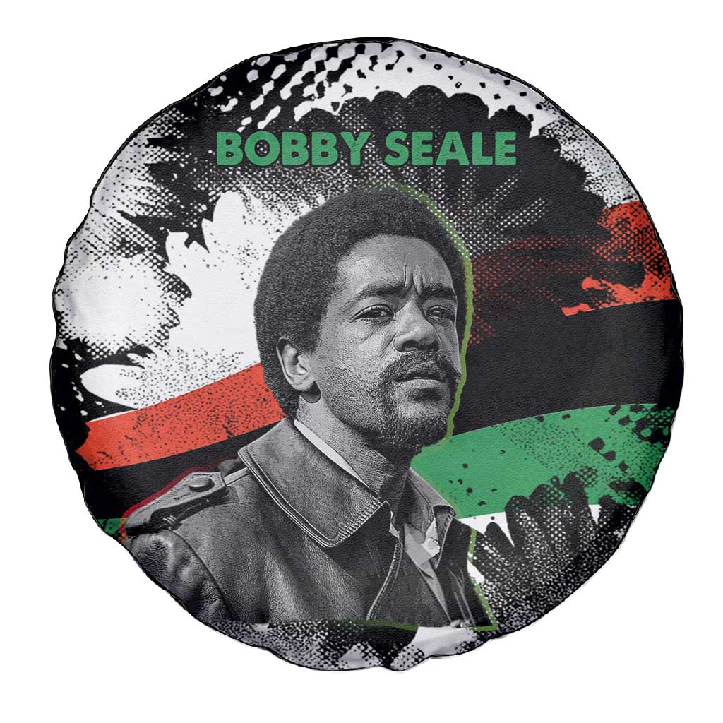 Bobby Seale Spare Tire Cover Black Panther Artwork Solidarity Quote Revolutionary Civil Rights Tribute - African Pride
