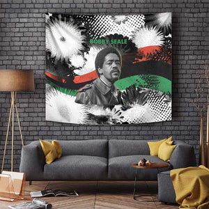 Bobby Seale Tapestry Black Panther Artwork Solidarity Quote Revolutionary Civil Rights Tribute - African Pride