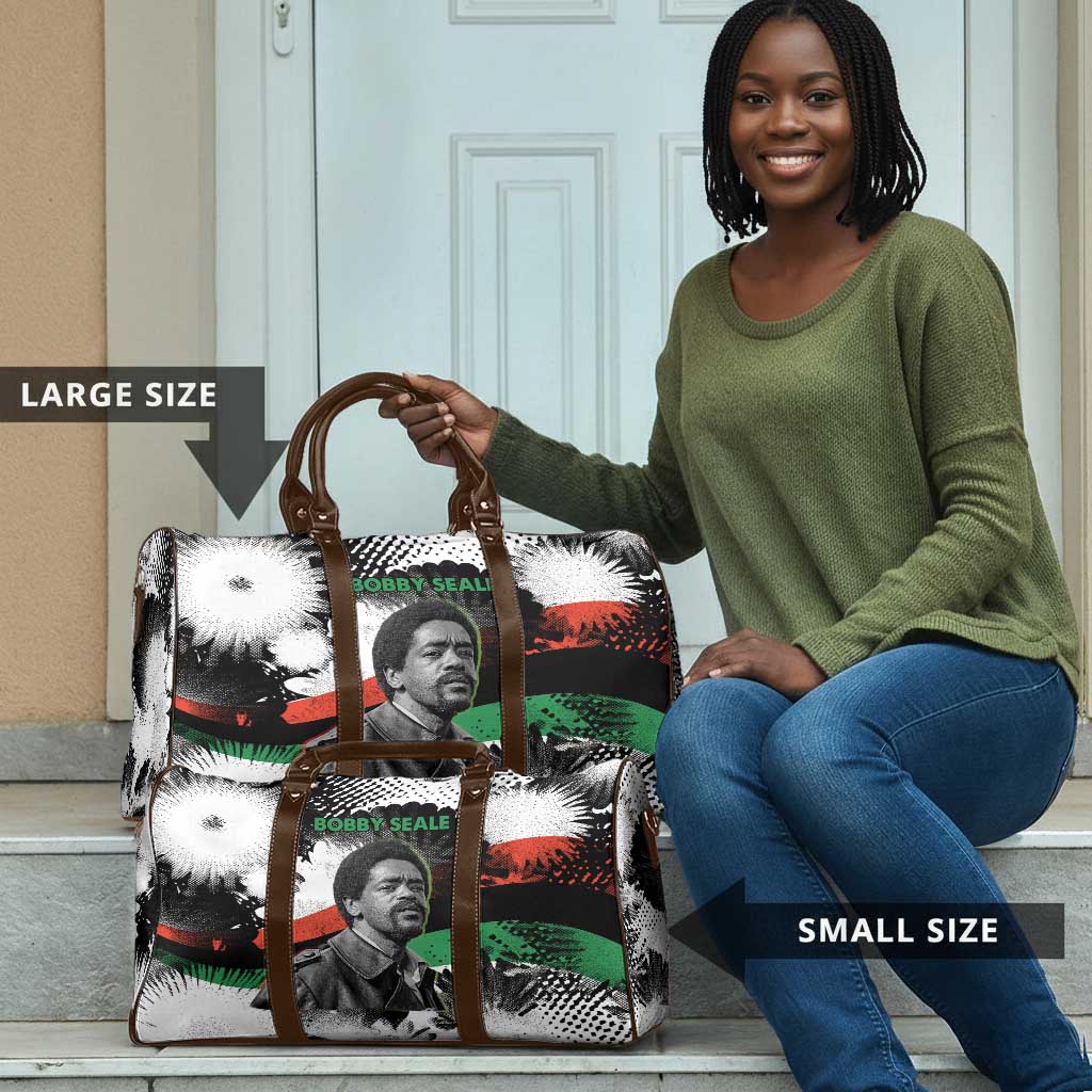 Bobby Seale Travel Bag Black Panther Artwork Solidarity Quote Revolutionary Civil Rights Tribute - African Pride