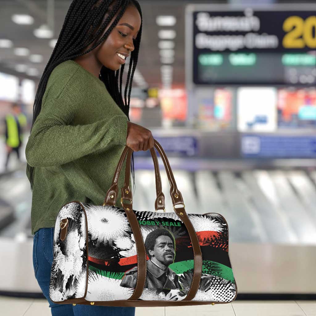 Bobby Seale Travel Bag Black Panther Artwork Solidarity Quote Revolutionary Civil Rights Tribute - African Pride