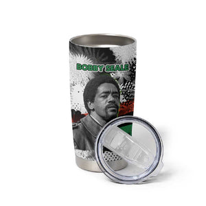 Bobby Seale Tumbler Cup Black Panther Artwork Solidarity Quote Revolutionary Civil Rights Tribute - African Pride
