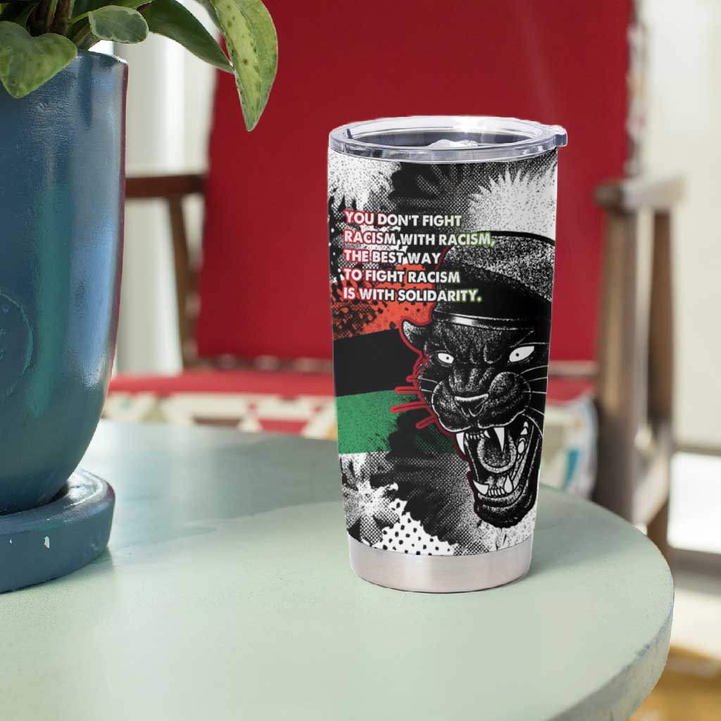Bobby Seale Tumbler Cup Black Panther Artwork Solidarity Quote Revolutionary Civil Rights Tribute - African Pride
