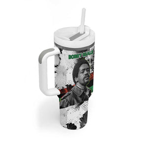Bobby Seale Tumbler With Handle Black Panther Artwork Solidarity Quote Revolutionary Civil Rights Tribute - African Pride