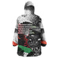 Bobby Seale Wearable Blanket Hoodie Black Panther Artwork Solidarity Quote Revolutionary Civil Rights Tribute - African Pride