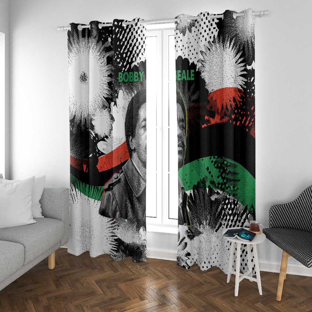 Bobby Seale Window Curtain Black Panther Artwork Solidarity Quote Revolutionary Civil Rights Tribute - African Pride