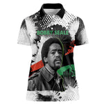 Bobby Seale Women Polo Shirt Black Panther Artwork Solidarity Quote Revolutionary Civil Rights Tribute - African Pride