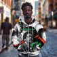 Bobby Seale Zip Hoodie Black Panther Artwork Solidarity Quote Revolutionary Civil Rights Tribute - African Pride
