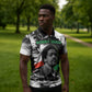 Bobby Seale Zipper Polo Shirt Black Panther Artwork Solidarity Quote Revolutionary Civil Rights Tribute - African Pride