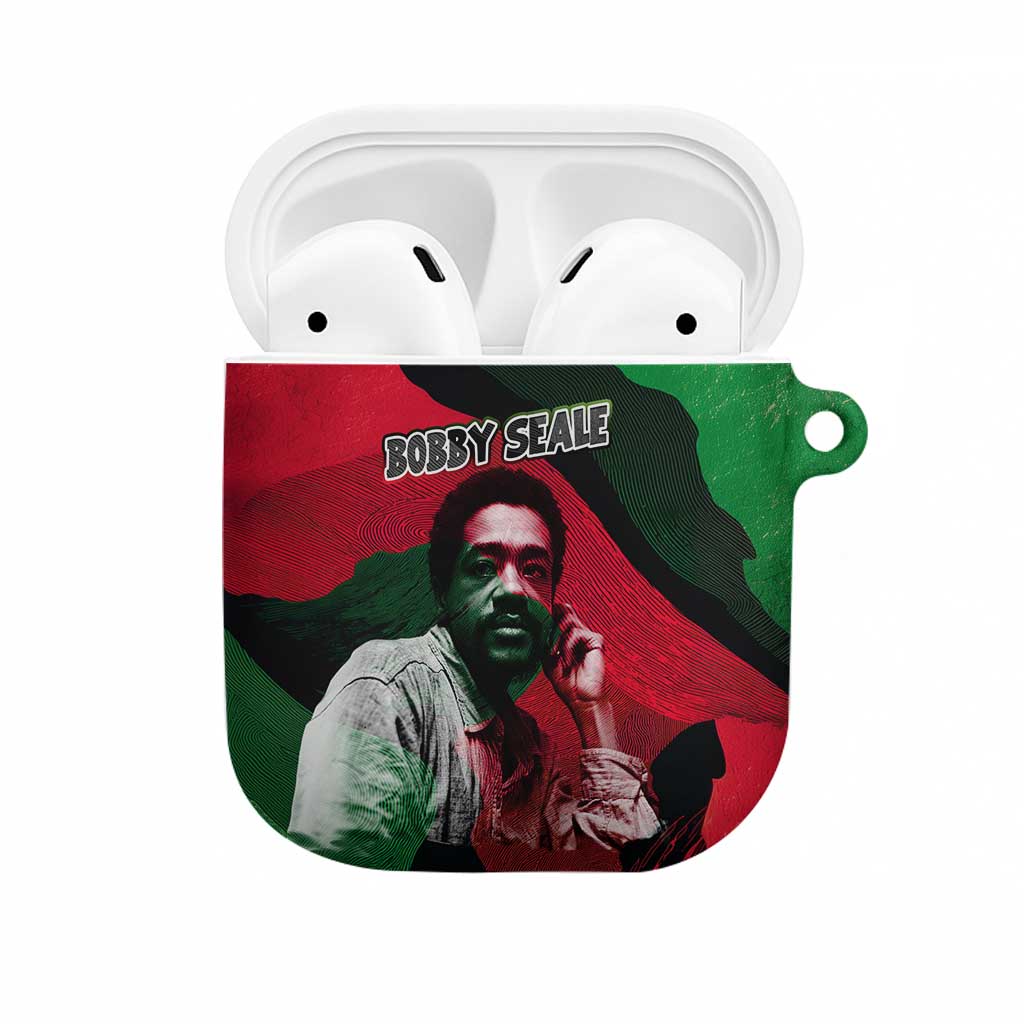 Bobby Seale AirPods Case Black Panther Logo Revolutionary Civil Rights Movement Tribute - African Pride