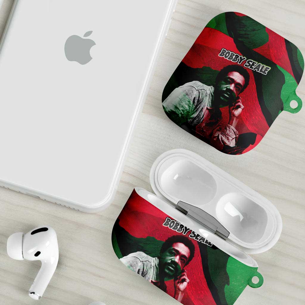 Bobby Seale AirPods Case Black Panther Logo Revolutionary Civil Rights Movement Tribute - African Pride