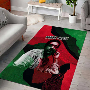 Bobby Seale Area Rug Black Panther Logo Revolutionary Civil Rights Movement Tribute - African Pride