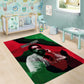 Bobby Seale Area Rug Black Panther Logo Revolutionary Civil Rights Movement Tribute - African Pride