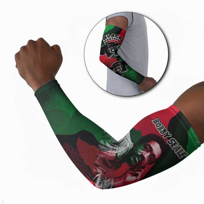 Bobby Seale Arm Sleeves Black Panther Logo Revolutionary Civil Rights Movement Tribute - African Pride