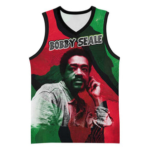 Bobby Seale Basketball Jersey Black Panther Logo Revolutionary Civil Rights Movement Tribute - African Pride