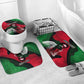 Bobby Seale Bathroom Set Black Panther Logo Revolutionary Civil Rights Movement Tribute - African Pride