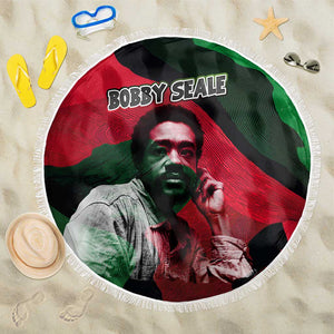 Bobby Seale Beach Blanket Black Panther Logo Revolutionary Civil Rights Movement Tribute - African Pride