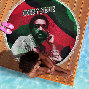 Bobby Seale Beach Blanket Black Panther Logo Revolutionary Civil Rights Movement Tribute - African Pride