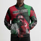 Bobby Seale Bomber Puffer Jacket Black Panther Logo Revolutionary Civil Rights Movement Tribute - African Pride
