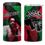 Bobby Seale 4 in 1 Can Cooler Tumbler Black Panther Logo Revolutionary Civil Rights Movement Tribute - African Pride
