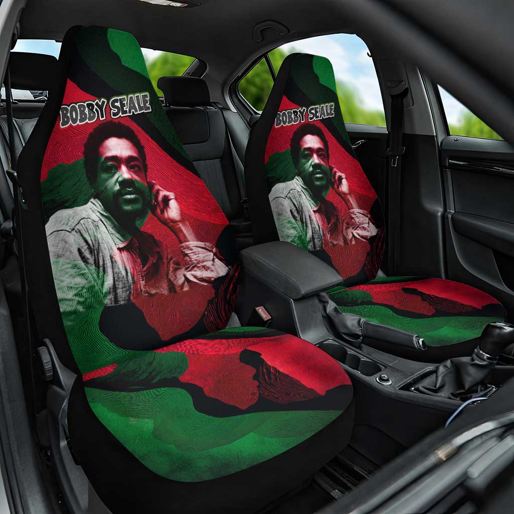 Bobby Seale Car Seat Cover Black Panther Logo Revolutionary Civil Rights Movement Tribute - African Pride