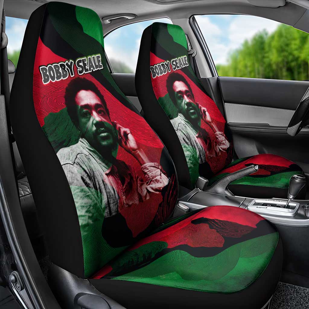 Bobby Seale Car Seat Cover Black Panther Logo Revolutionary Civil Rights Movement Tribute - African Pride