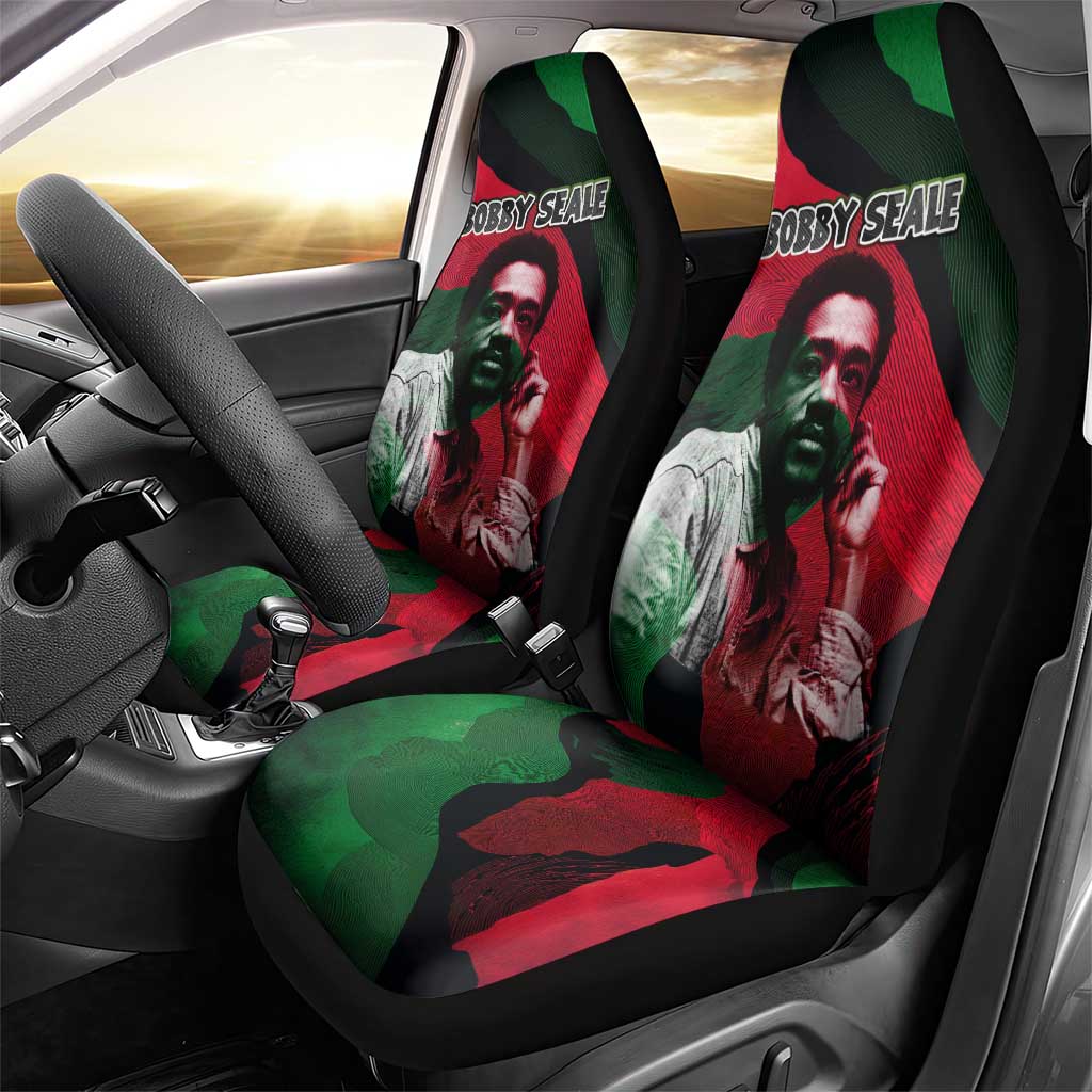 Bobby Seale Car Seat Cover Black Panther Logo Revolutionary Civil Rights Movement Tribute - African Pride