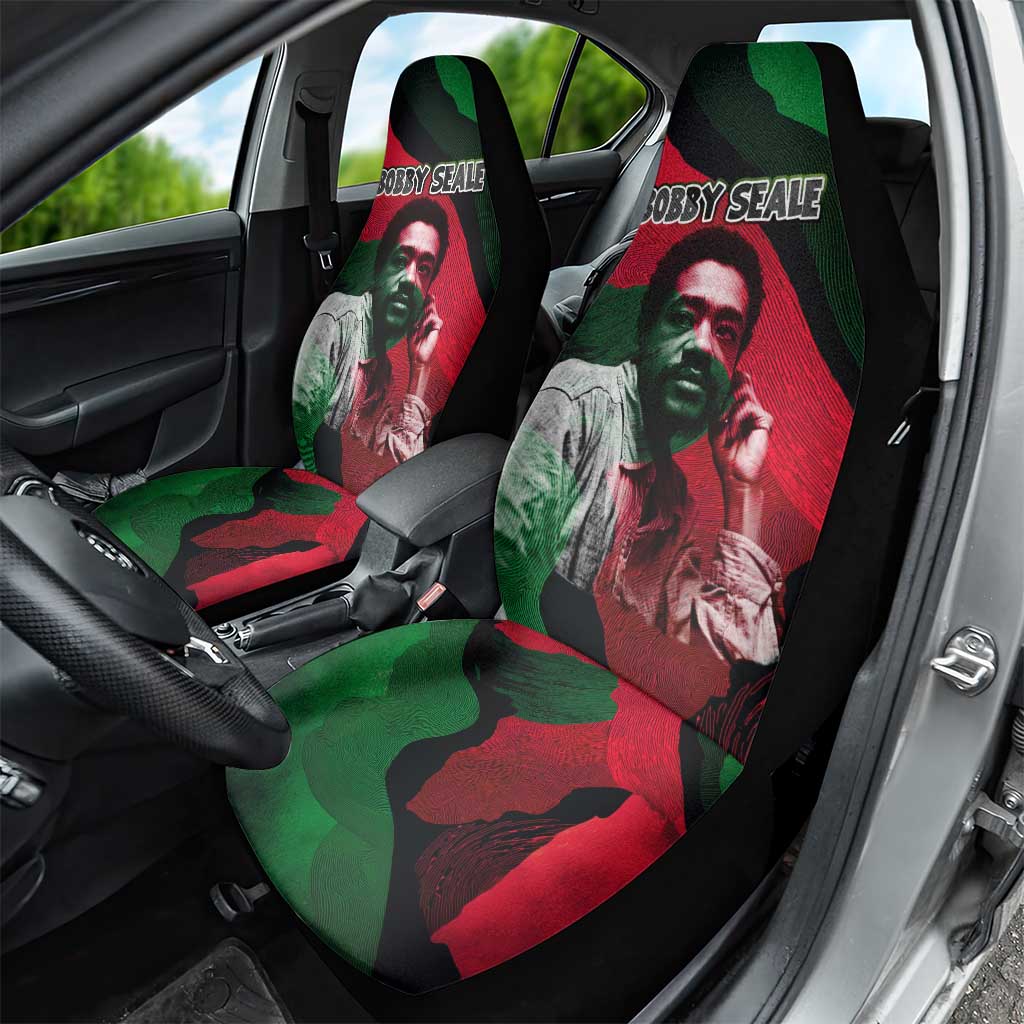 Bobby Seale Car Seat Cover Black Panther Logo Revolutionary Civil Rights Movement Tribute - African Pride