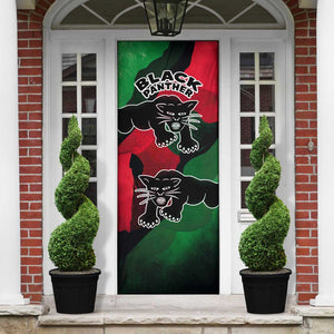 Bobby Seale Door Cover Black Panther Logo Revolutionary Civil Rights Movement Tribute - African Pride