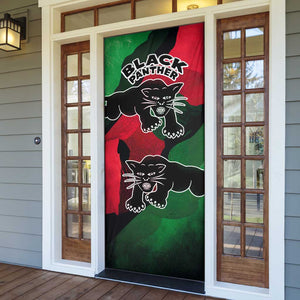 Bobby Seale Door Cover Black Panther Logo Revolutionary Civil Rights Movement Tribute - African Pride