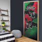Bobby Seale Door Cover Black Panther Logo Revolutionary Civil Rights Movement Tribute - African Pride