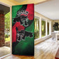 Bobby Seale Door Cover Black Panther Logo Revolutionary Civil Rights Movement Tribute - African Pride