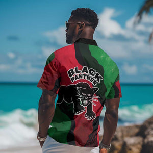 Bobby Seale Hawaiian Shirt Black Panther Logo Revolutionary Civil Rights Movement Tribute - African Pride