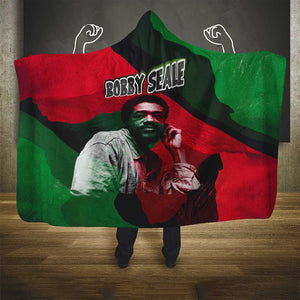 Bobby Seale Hooded Blanket Black Panther Logo Revolutionary Civil Rights Movement Tribute - African Pride