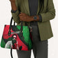 Bobby Seale Leather Bag Black Panther Logo Revolutionary Civil Rights Movement Tribute - African Pride