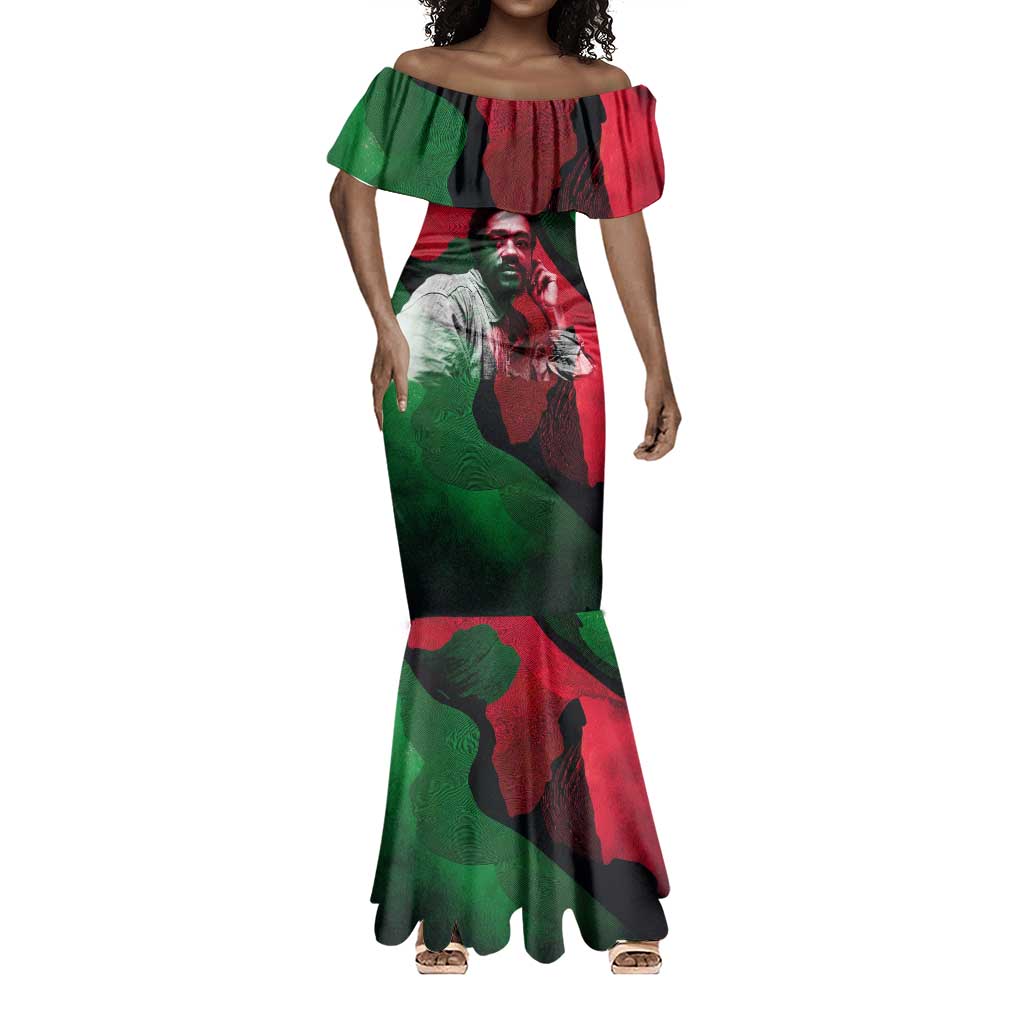 Bobby Seale Mermaid Dress Black Panther Logo Revolutionary Civil Rights Movement Tribute - African Pride