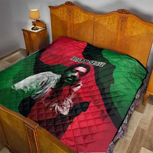 Bobby Seale Quilt Black Panther Logo Revolutionary Civil Rights Movement Tribute - African Pride