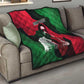 Bobby Seale Quilt Black Panther Logo Revolutionary Civil Rights Movement Tribute - African Pride