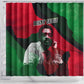 Bobby Seale Shower Curtain Black Panther Logo Revolutionary Civil Rights Movement Tribute - African Pride