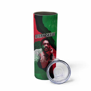 Bobby Seale Skinny Tumbler Black Panther Logo Revolutionary Civil Rights Movement Tribute - African Pride