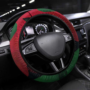 Bobby Seale Steering Wheel Cover Black Panther Logo Revolutionary Civil Rights Movement Tribute - African Pride