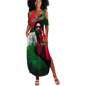 Bobby Seale Summer Maxi Dress Black Panther Logo Revolutionary Civil Rights Movement Tribute - African Pride