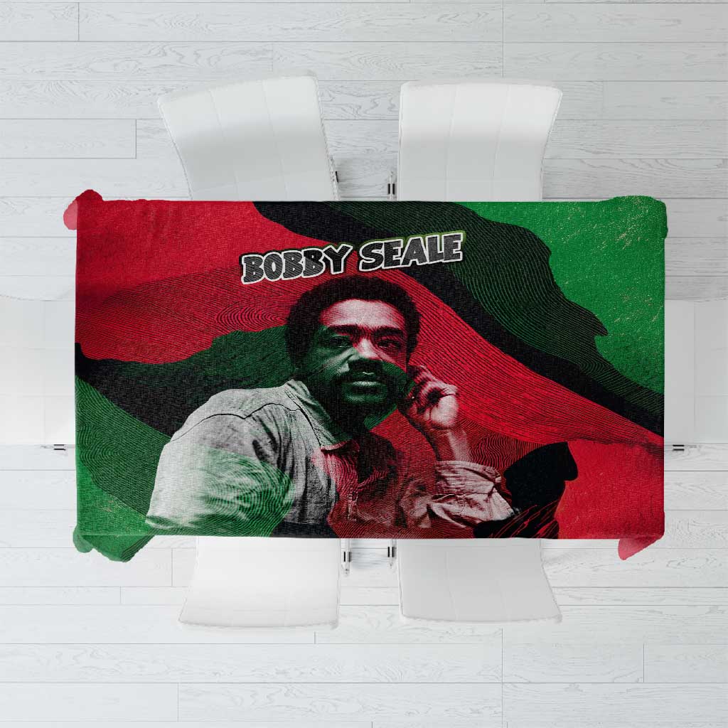 Bobby Seale Tablecloth Black Panther Logo Revolutionary Civil Rights Movement Tribute - African Pride