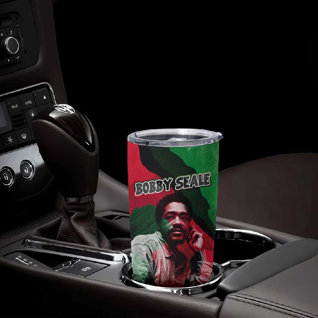 Bobby Seale Tumbler Cup Black Panther Logo Revolutionary Civil Rights Movement Tribute - African Pride
