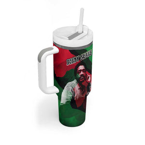 Bobby Seale Tumbler With Handle Black Panther Logo Revolutionary Civil Rights Movement Tribute - African Pride